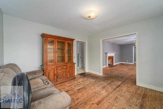 153 Drennon Dr, Jesup, GA 31545 - living room with light wood-type flooring and baseboards
