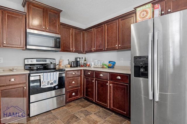 kitchen with stainless steel appliances