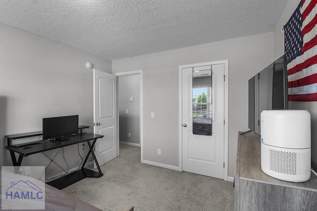 26 Sunflower Cir, Ludowici, GA 31316 - office with carpet, baseboards, and a textured ceiling