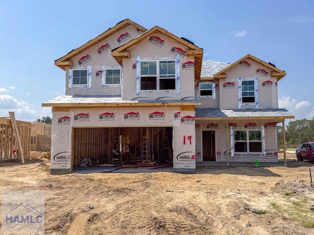 11 Hollis Ln, Hinesville, GA 31313 - property under construction with an attached garage and covered porch