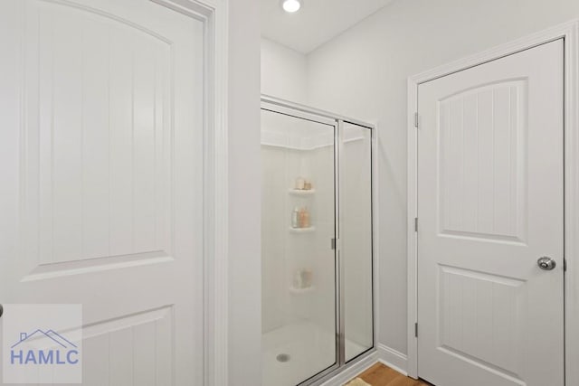 568 Abode Ave, Hinesville, GA 31313 - bathroom featuring a stall shower