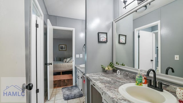 314 Twin Parks Dr, Jesup, GA 31545 - ensuite bathroom featuring vanity and tile patterned flooring
