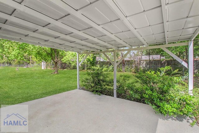 197 Sequoia Cir, Hinesville, GA 31313 - view of patio with a fenced backyard