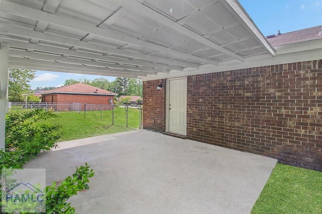 197 Sequoia Cir, Hinesville, GA 31313 - view of patio featuring fence