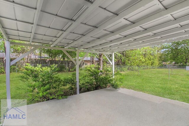 197 Sequoia Cir, Hinesville, GA 31313 - view of patio / terrace with fence