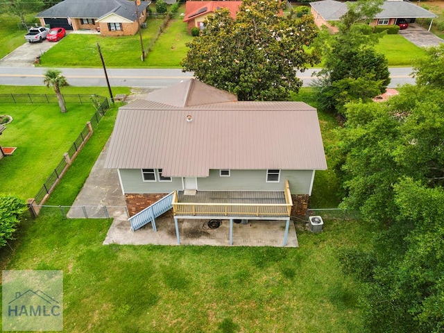 654 Mcdowell Rd, Hinesville, GA 31313 - view from above of property