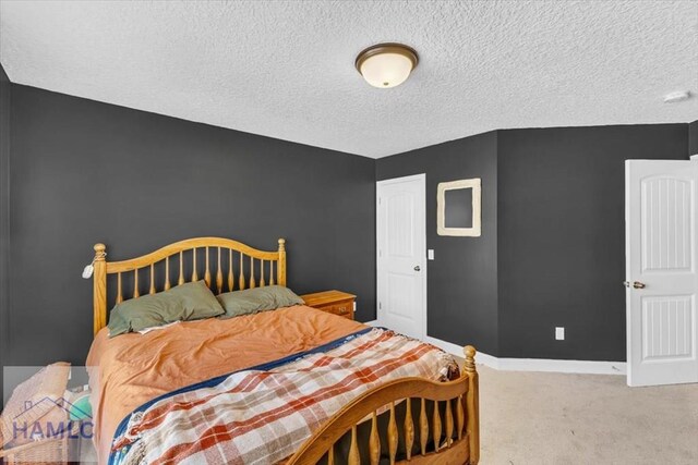 732 Waterlily Ct, Hinesville, GA 31313 - bedroom with baseboards, a textured ceiling, and carpet