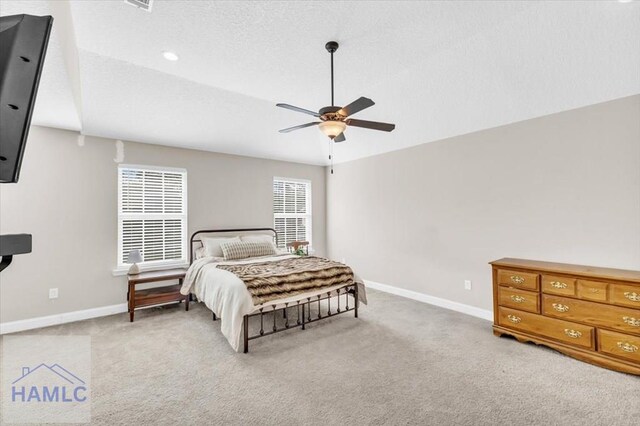 732 Waterlily Ct, Hinesville, GA 31313 - carpeted bedroom featuring a ceiling fan and baseboards