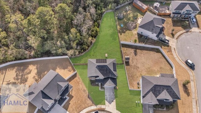 732 Waterlily Ct, Hinesville, GA 31313 - bird's eye view with a residential view
