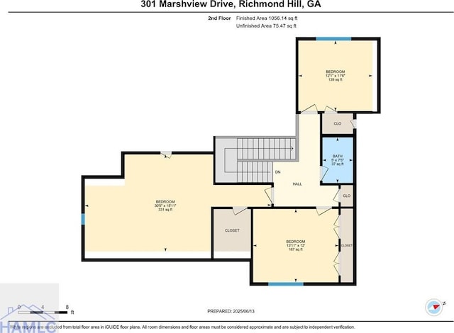 301 Marsh View Dr, Richmond Hill, GA 31324 - view of room layout