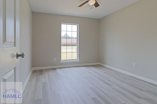 52 Pheasant Way, Hinesville, GA 31313 - empty room with a ceiling fan, baseboards, and wood finished floors