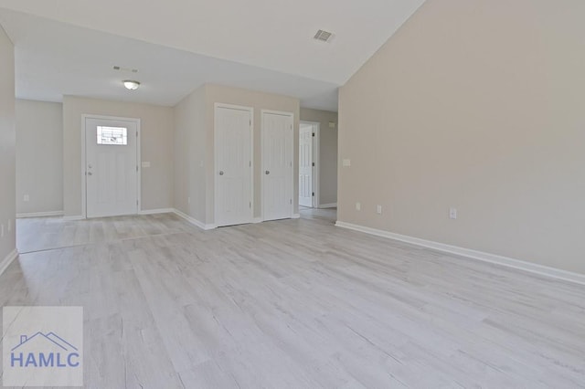 52 Pheasant Way, Hinesville, GA 31313 - interior space featuring light wood finished floors, visible vents, and baseboards