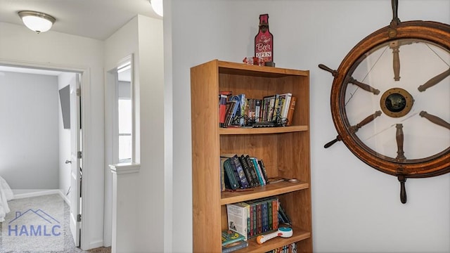 25 Walker Ct, Richmond Hill, GA 31324 - corridor featuring carpet floors and baseboards