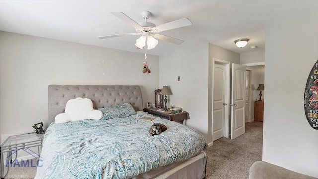 25 Walker Ct, Richmond Hill, GA 31324 - bedroom with carpet floors and ceiling fan