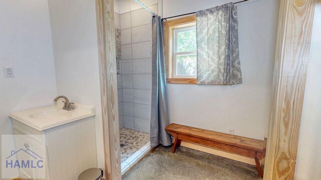 26 Cason Rd, Pembroke, GA 31321 - bathroom with a stall shower and vanity