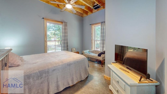 26 Cason Rd, Pembroke, GA 31321 - bedroom featuring beam ceiling and multiple windows
