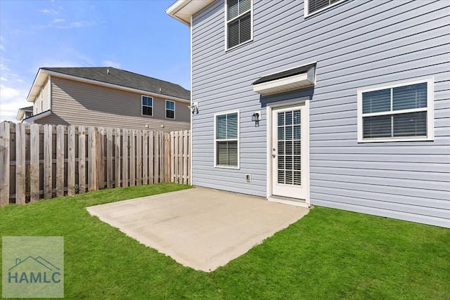 view of patio / terrace with fence