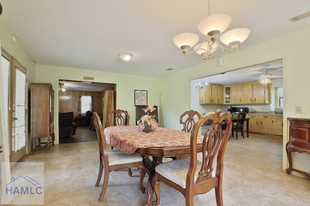 455 N Mahogany St, Jesup, GA 31546 - dining room featuring a chandelier