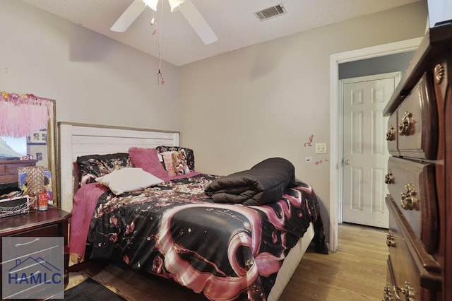 455 N Mahogany St, Jesup, GA 31546 - bedroom featuring wood finished floors and a ceiling fan