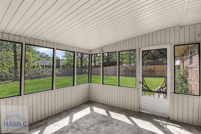 209 Chandra Way, Hinesville, GA 31313 - unfurnished sunroom with vaulted ceiling