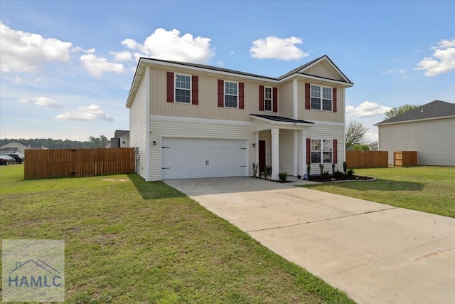 263NE Summer Hill Dr, Ludowici, GA 31316 - traditional-style home with a garage and driveway