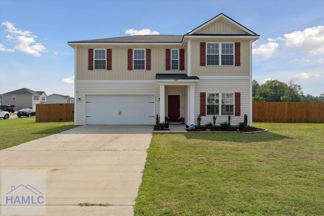 263NE Summer Hill Dr, Ludowici, GA 31316 - traditional-style home with driveway and an attached garage