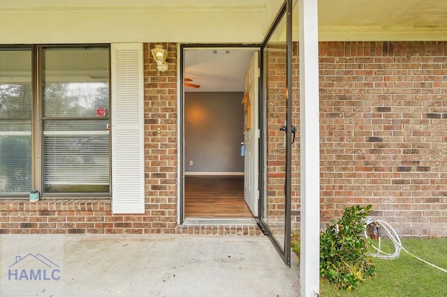 view of entrance to property