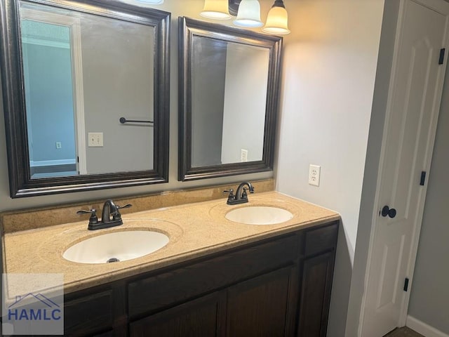 1021 Barley Dr, Hinesville, GA 31313 - bathroom with double vanity
