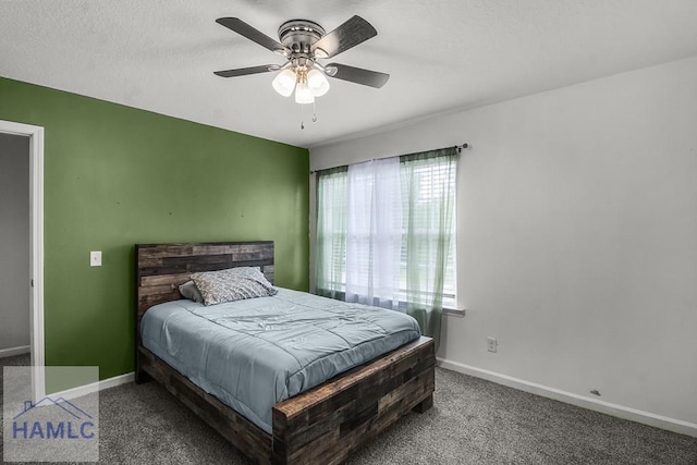 134 Dove Run Dr NE, Ludowici, GA 31316 - bedroom with carpet floors and a ceiling fan