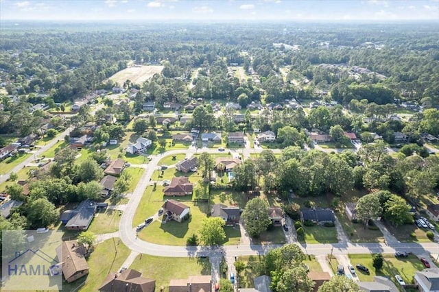 1019 Bacon Rd, Hinesville, GA 31313 - aerial overview of property's location with nearby suburban area