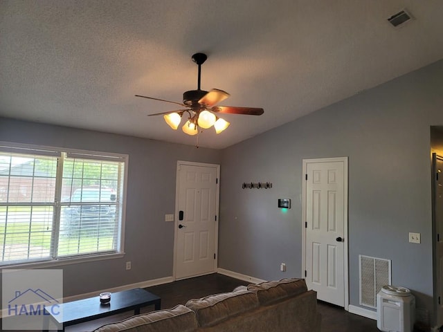 1441 Coalition Cir, Hinesville, GA 31313 - entryway featuring ceiling fan and vaulted ceiling