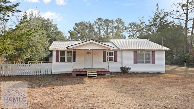 view of ranch-style house