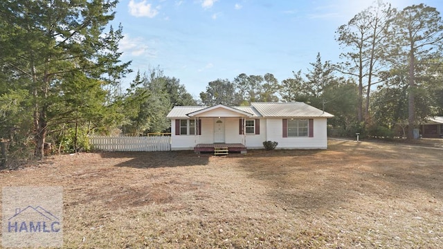 view of ranch-style home