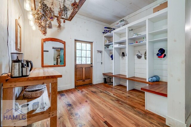 410 Green Morgan School Rd, Clyo, GA 31303 - mudroom with wood finished floors and baseboards