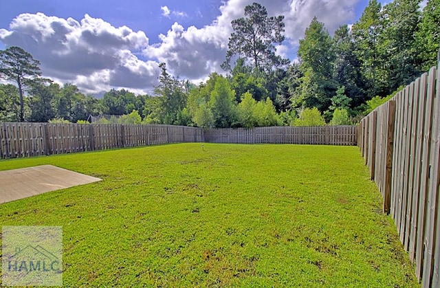 587 Fairview Cir, Hinesville, GA 31313 - view of yard with a patio area