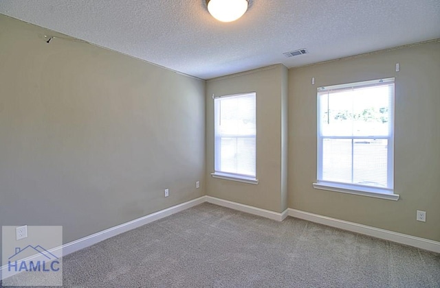 587 Fairview Cir, Hinesville, GA 31313 - unfurnished room with a textured ceiling, light colored carpet, and baseboards