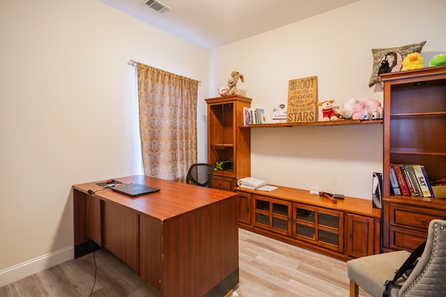361 Thorp Cir, Hinesville, GA 31313 - office area with light wood-type flooring
