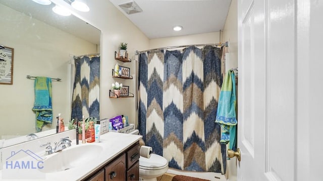 705 S 11th St, Jesup, GA 31545 - full bathroom with vanity and a shower with curtain