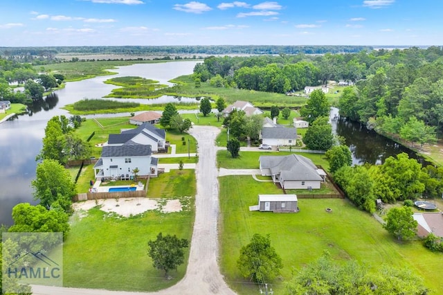 29 Joy Ln, Midway, GA 31320 - aerial view of residential area featuring a nearby body of water
