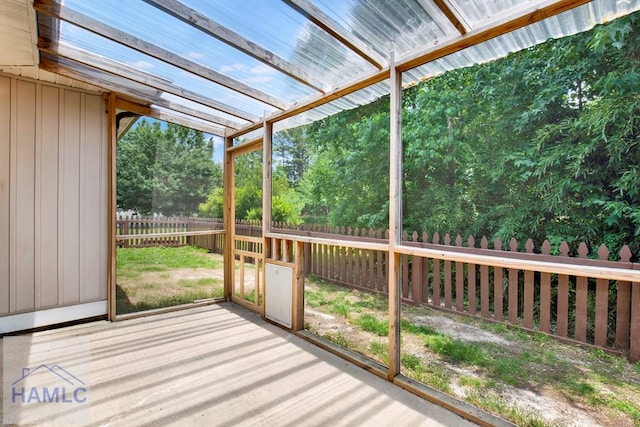 29 Joy Ln, Midway, GA 31320 - wooden terrace featuring a fenced backyard and view of wooded area
