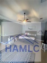485 Cody Dr, Jesup, GA 31545 - bedroom featuring lofted ceiling