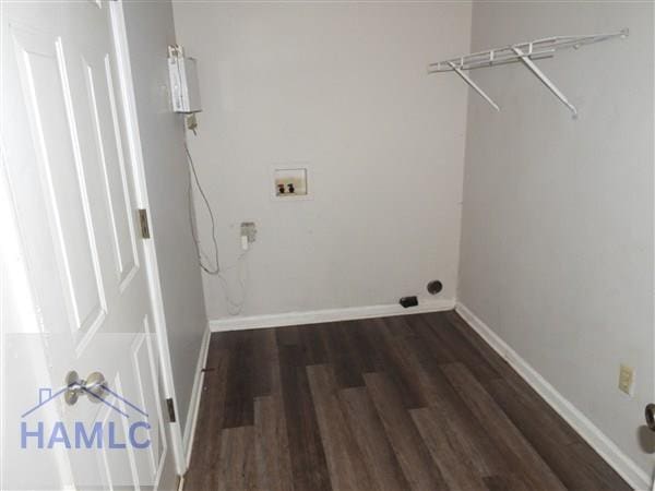 1111 Apache Aly, Hinesville, GA 31313 - laundry room with washer hookup and wood finished floors