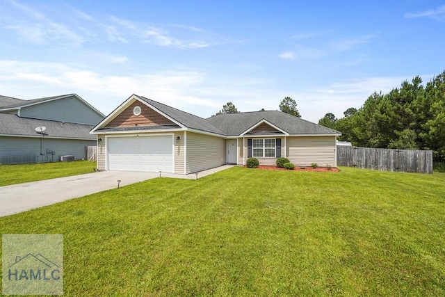 138 Forest St NE, Ludowici, GA 31316 - ranch-style house with driveway and an attached garage