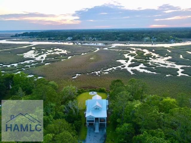 1018 Sweet Hill Rd, Richmond Hill, GA 31324 - view of aerial view at dusk
