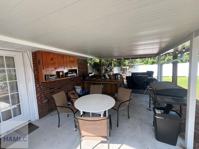 3520 Waycross Hwy, Jesup, GA 31545 - view of patio featuring outdoor dining space