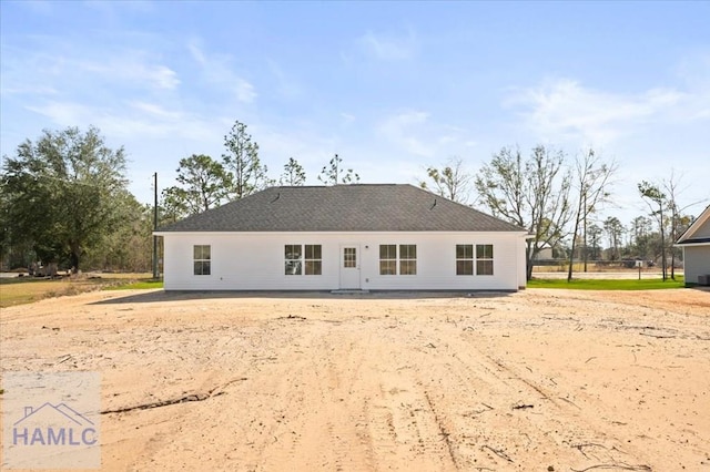 view of back of property