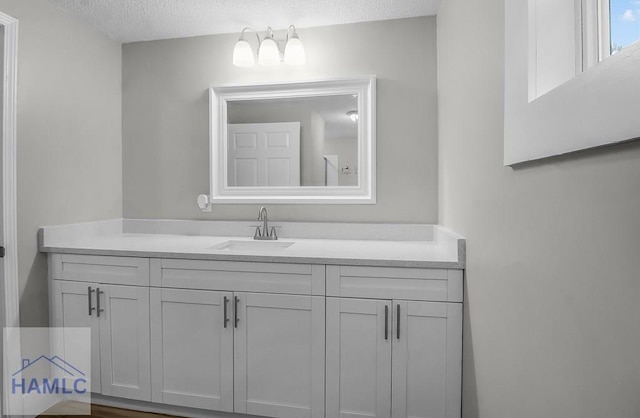 123 2nd Ave, Midway, GA 31313 - bathroom featuring a textured ceiling and vanity