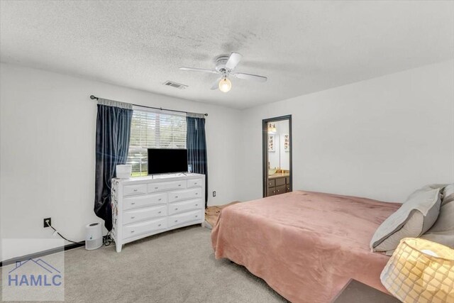 1325 Loblolly Dr, Hinesville, GA 31313 - bedroom featuring a ceiling fan, a textured ceiling, and carpet