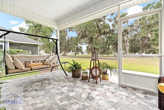 sunroom with a wealth of natural light