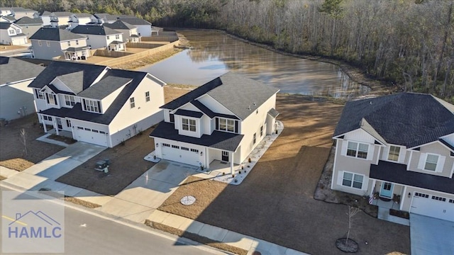 birds eye view of property featuring a residential view